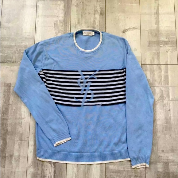 Authentic Yves Saint Laurent YSL mens knit sweater size medium - Picture 1 of 2